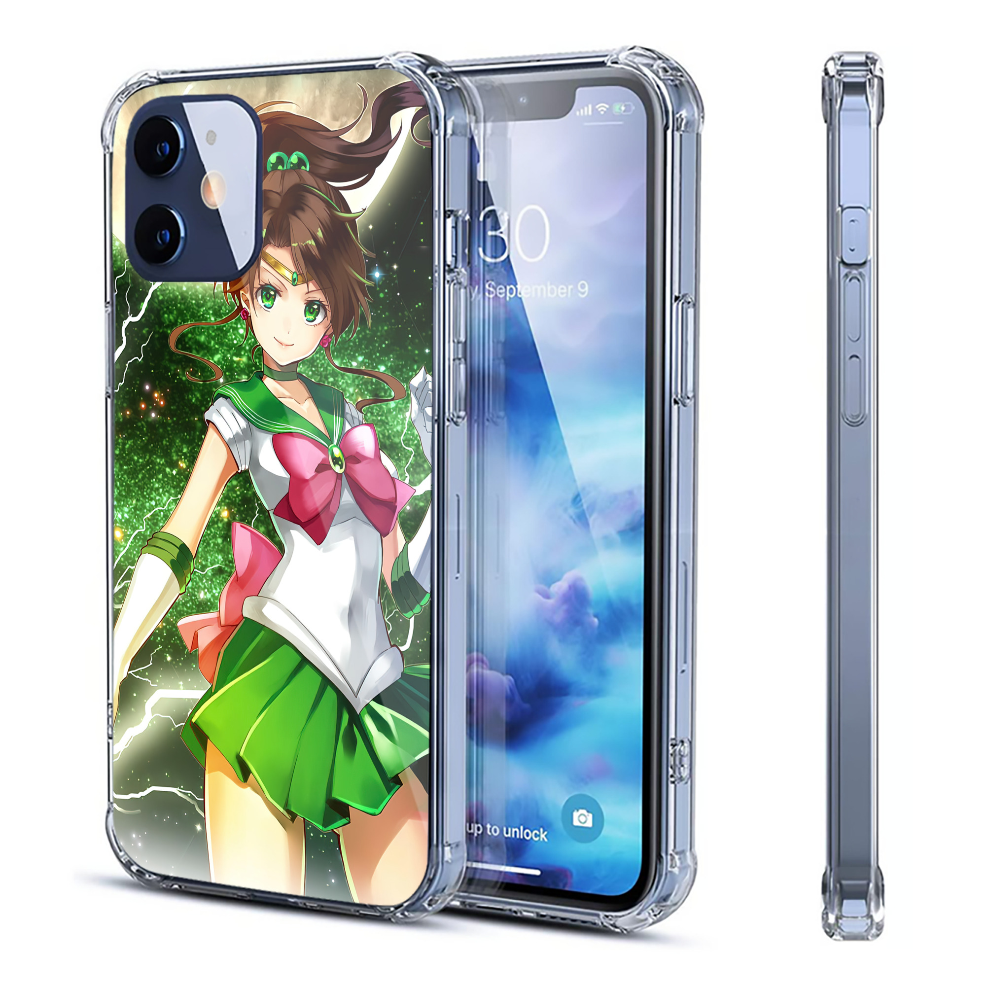 （画像用） 美少女戦士セーラームーン Sailor Moon 【iPhone 12シリーズ対応】透明スマホケース（クリアソフトケース）